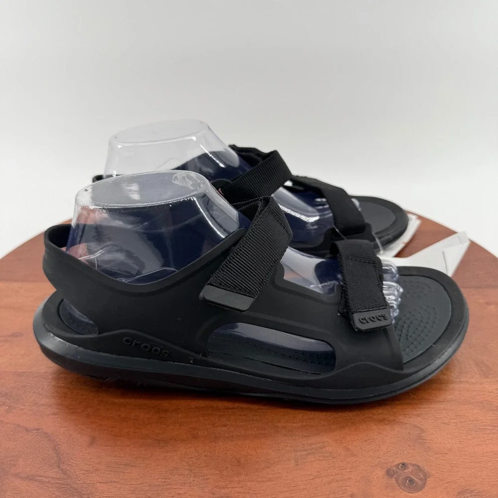 Crocs Swiftwater Expedition Sandal Black Adjustable Sport Water Shoe Mens 8